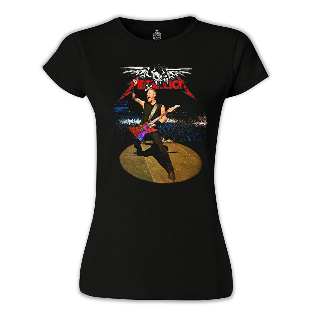 Metallica - James Siyah Bayan Tshirt