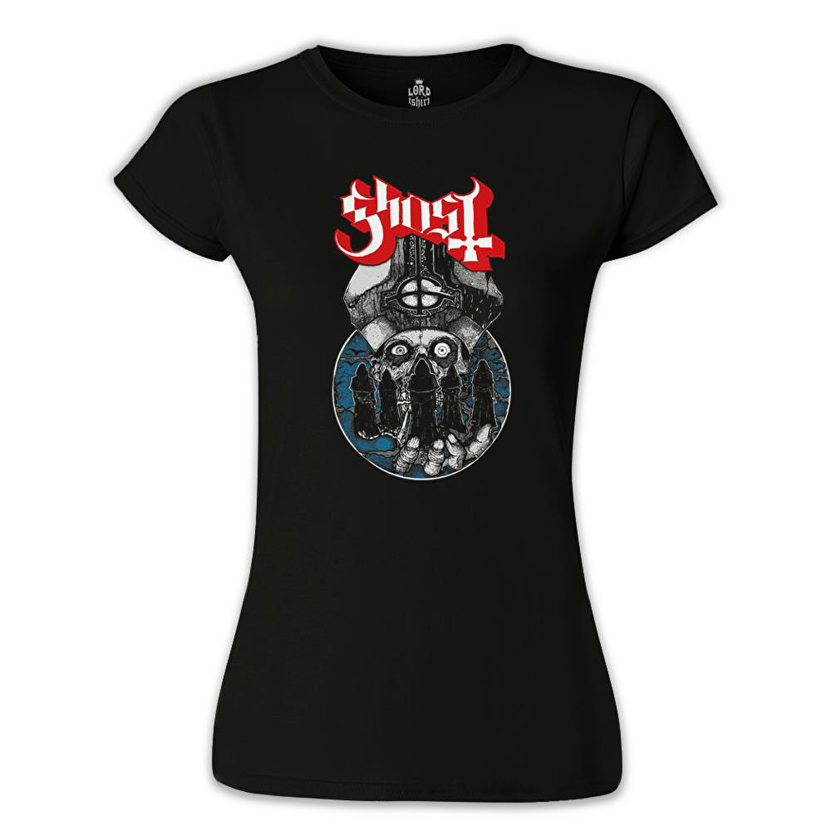 Ghost Siyah Kadın Tshirt