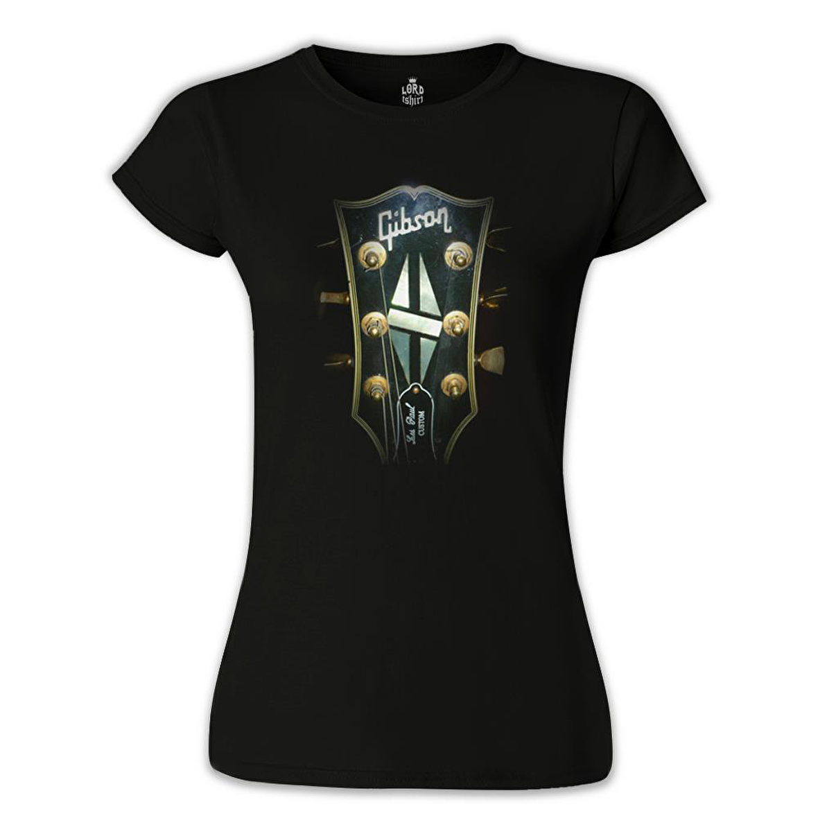 Gitar - Gibson 2 Siyah Bayan Tshirt