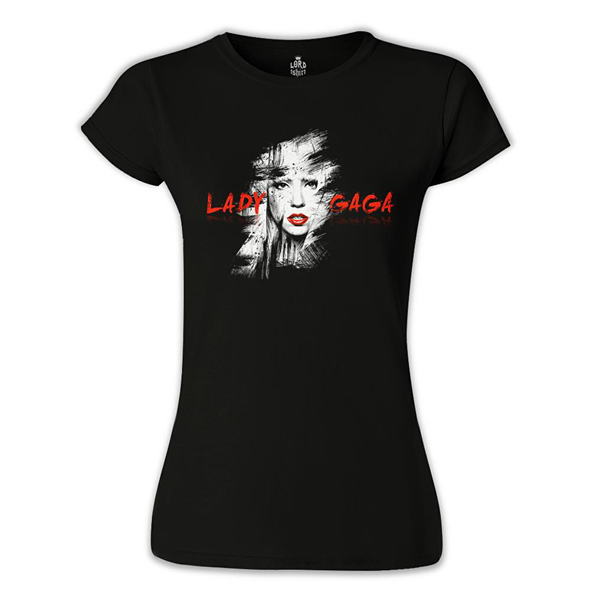 Lady Gaga - Face Siyah Bayan Tshirt