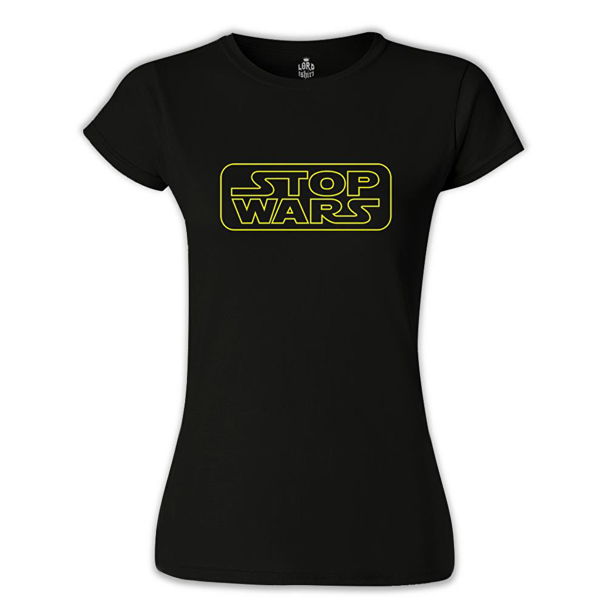 Stop Wars Siyah Bayan Tshirt