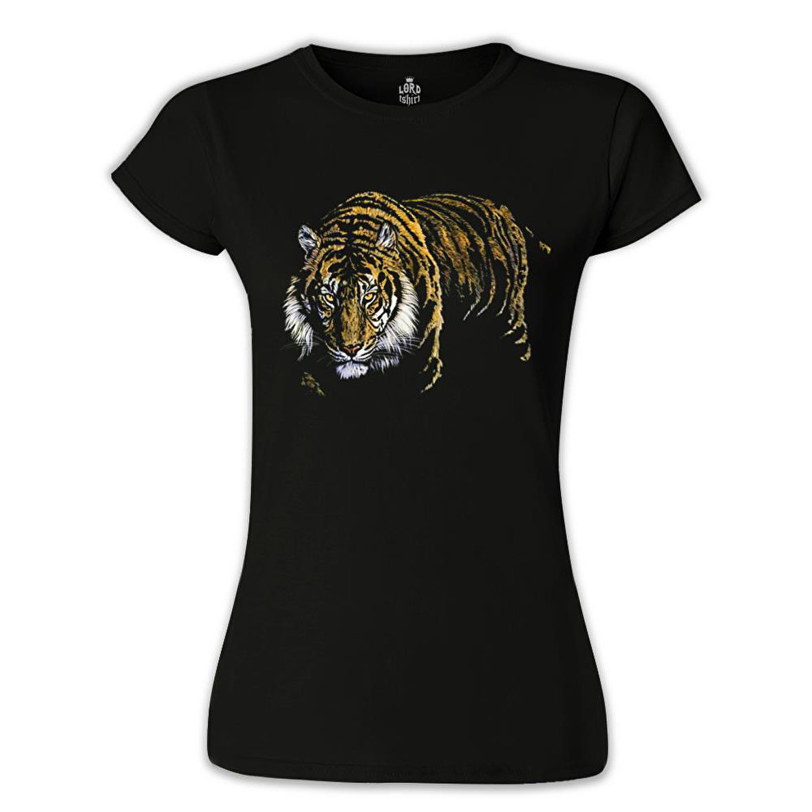 Kaplan Siyah Bayan Tshirt