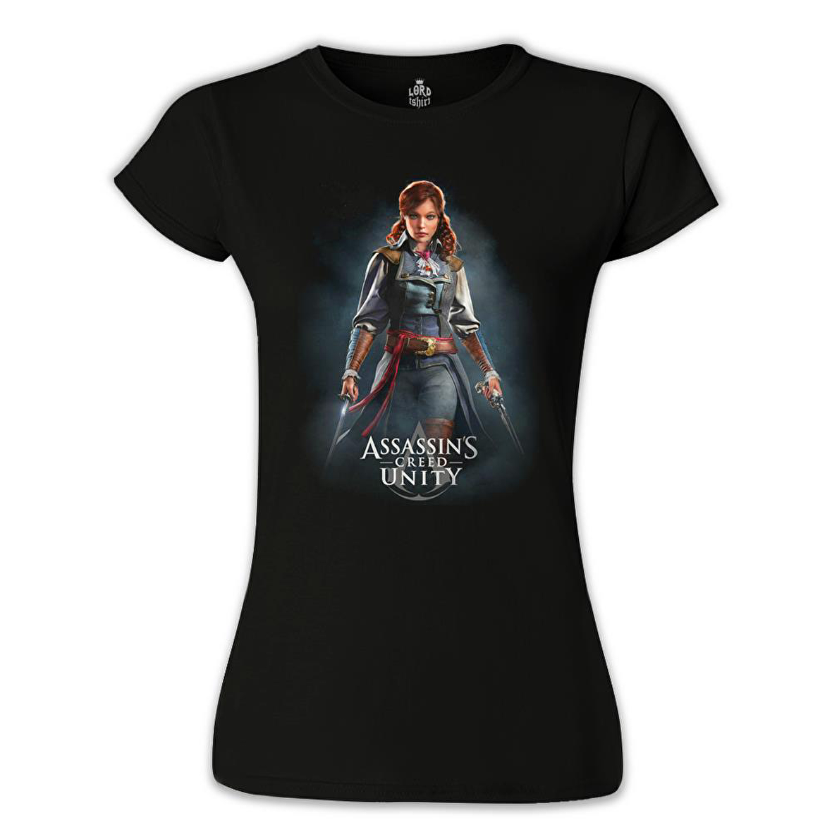Assassin's Creed Unity - Elise Siyah Bayan Tshirt