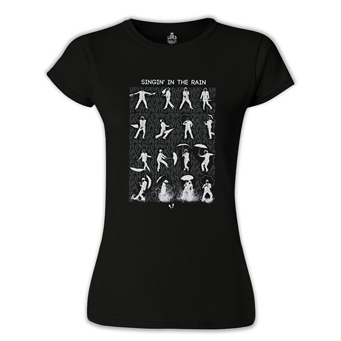 Singin In The Rain Siyah Bayan Tshirt