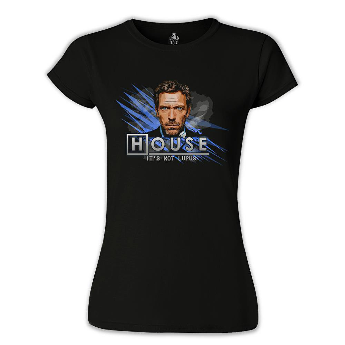 House - It's Not Lupus Siyah Kadın Tshirt