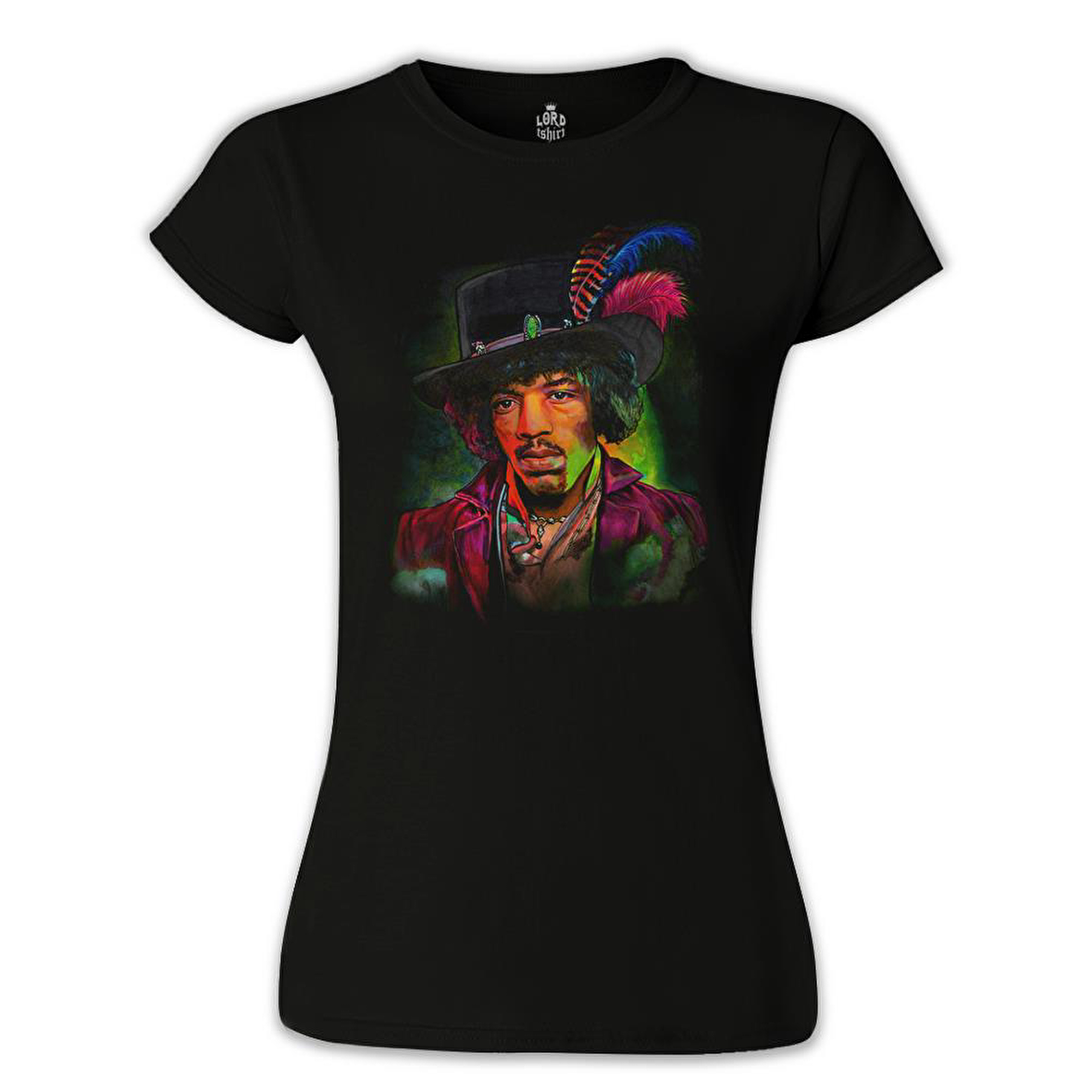 Jimi Hendrix Siyah Bayan Tshirt