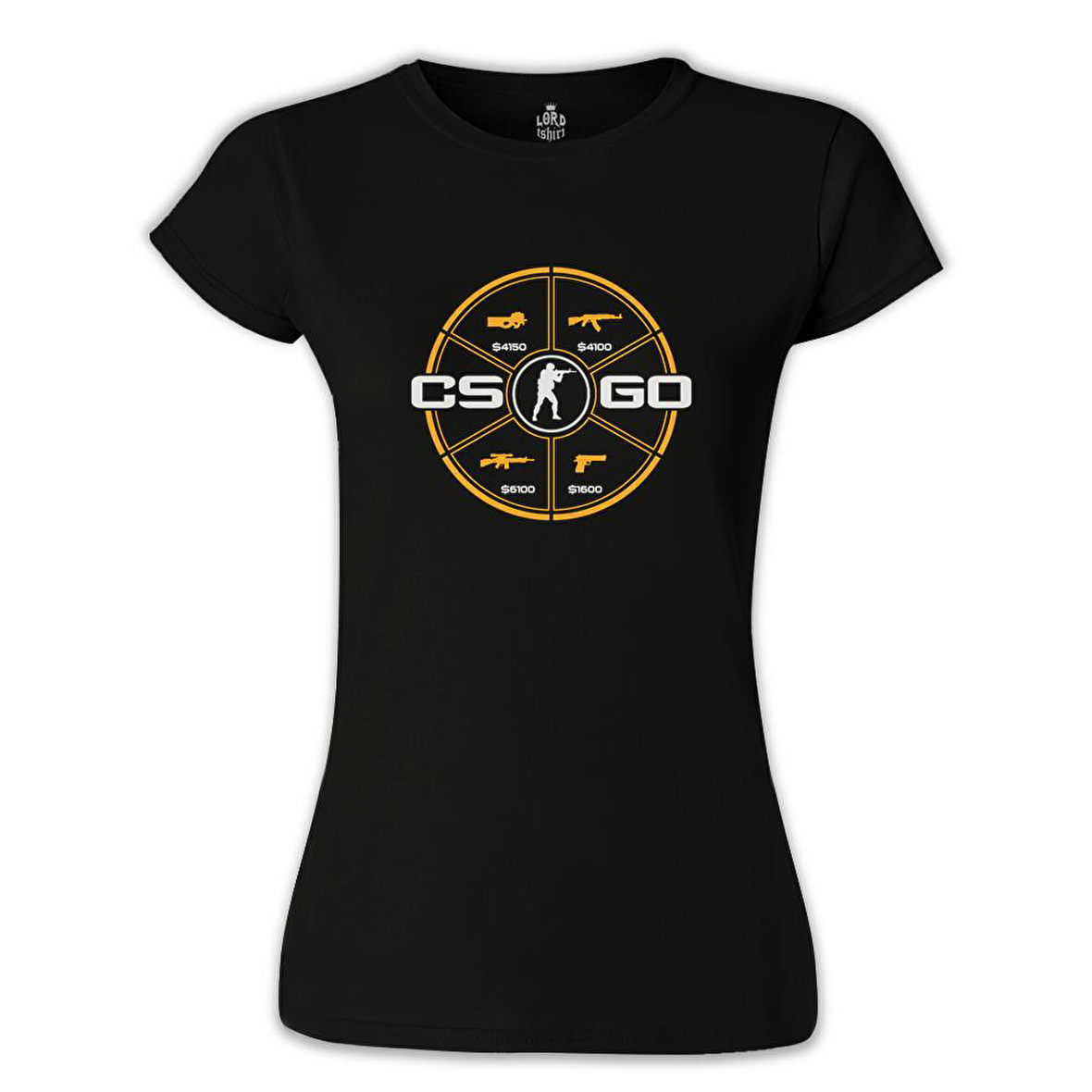 Counter Strike - Go Siyah Bayan Tshirt