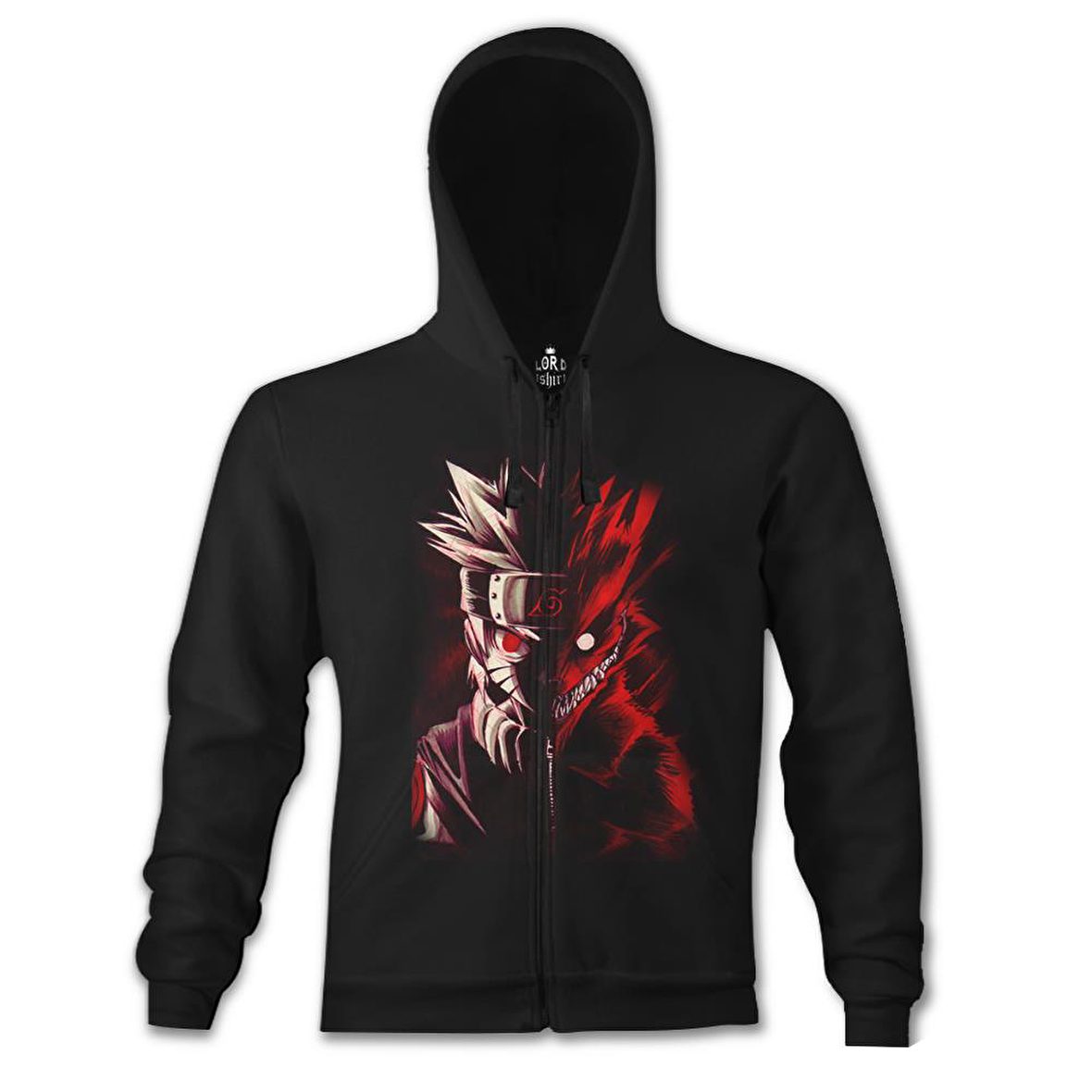 Naruto - Storm Siyah Erkek Kapşonlu