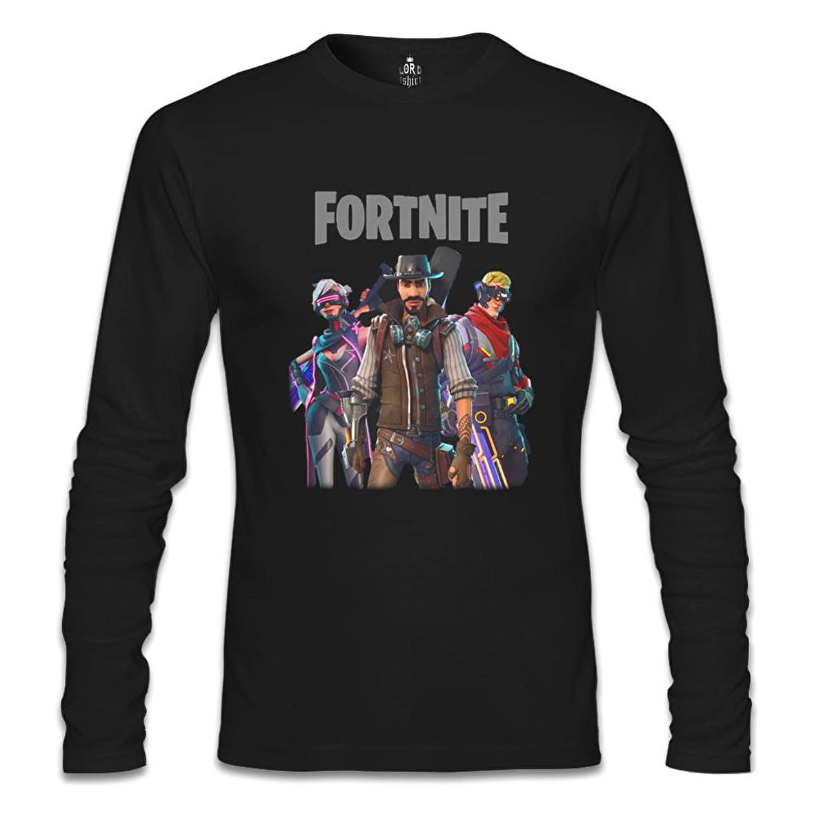 Fortnite - Weapons Siyah Erkek Sweatshirt