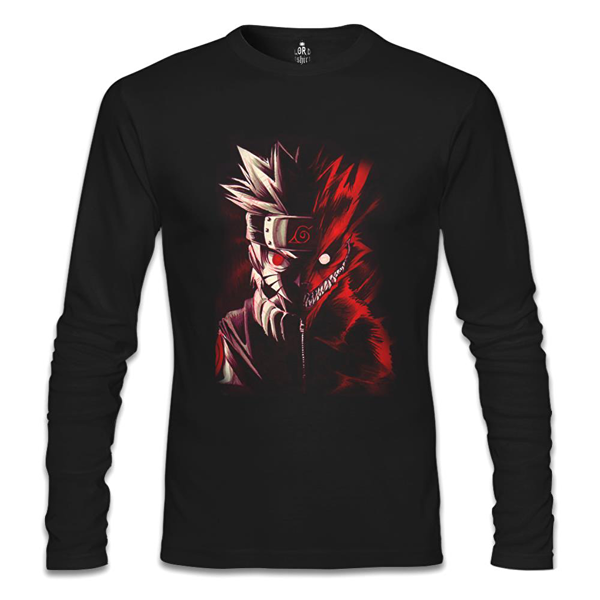 Naruto - Storm Siyah Erkek Sweatshirt