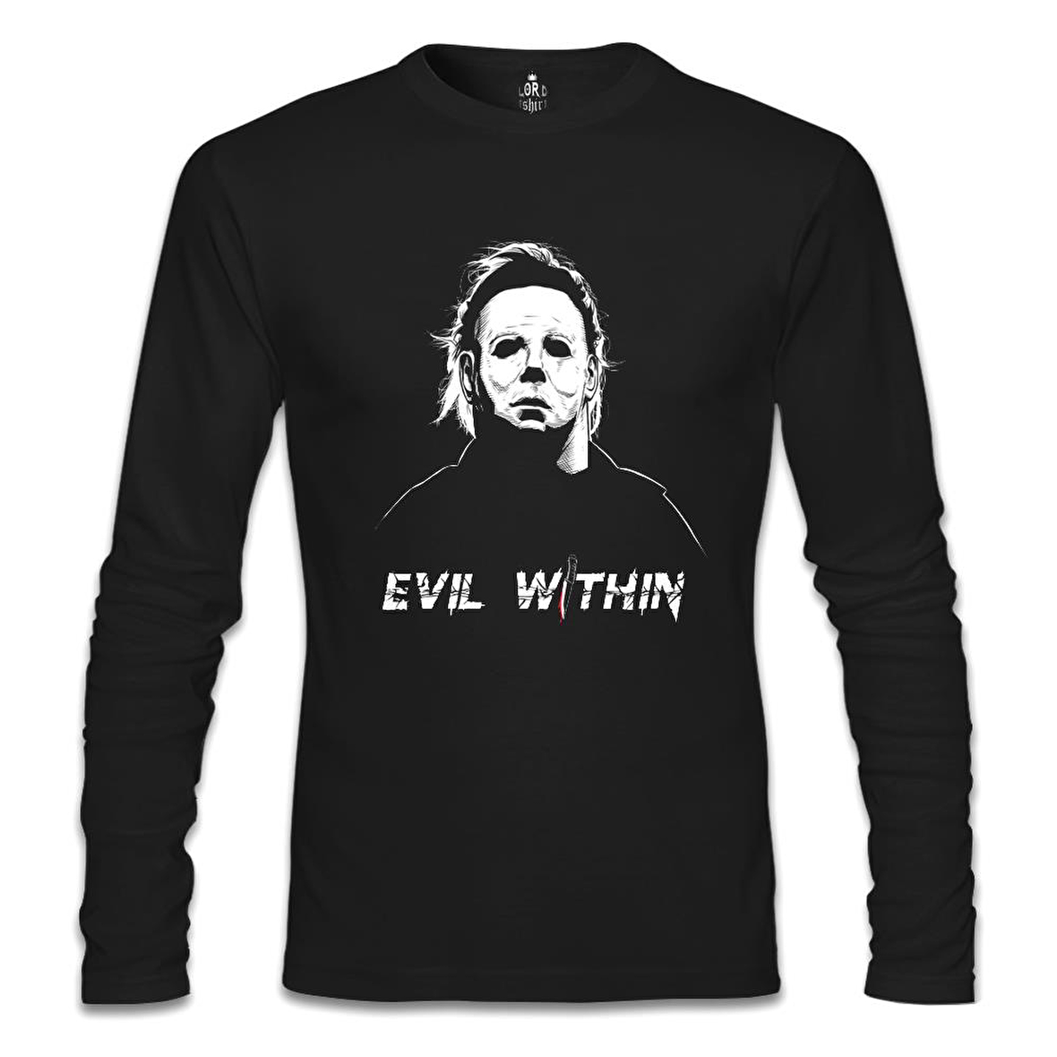 Halloween - Myers Siyah Erkek Sweatshirt