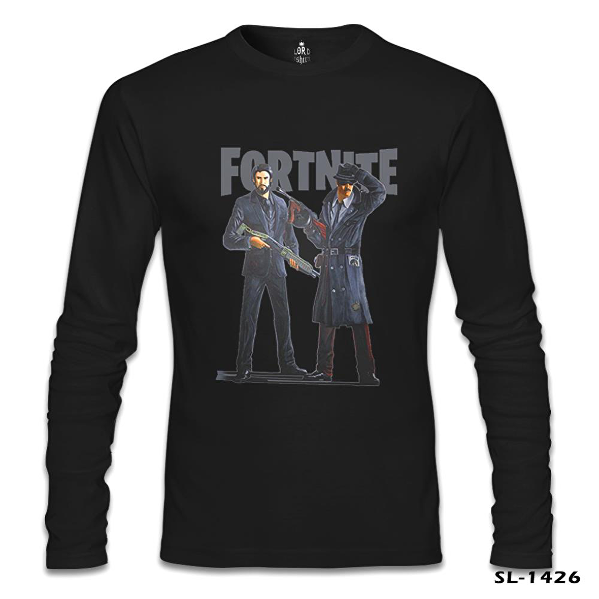 Fortnite - Gangs Siyah Erkek Sweatshirt