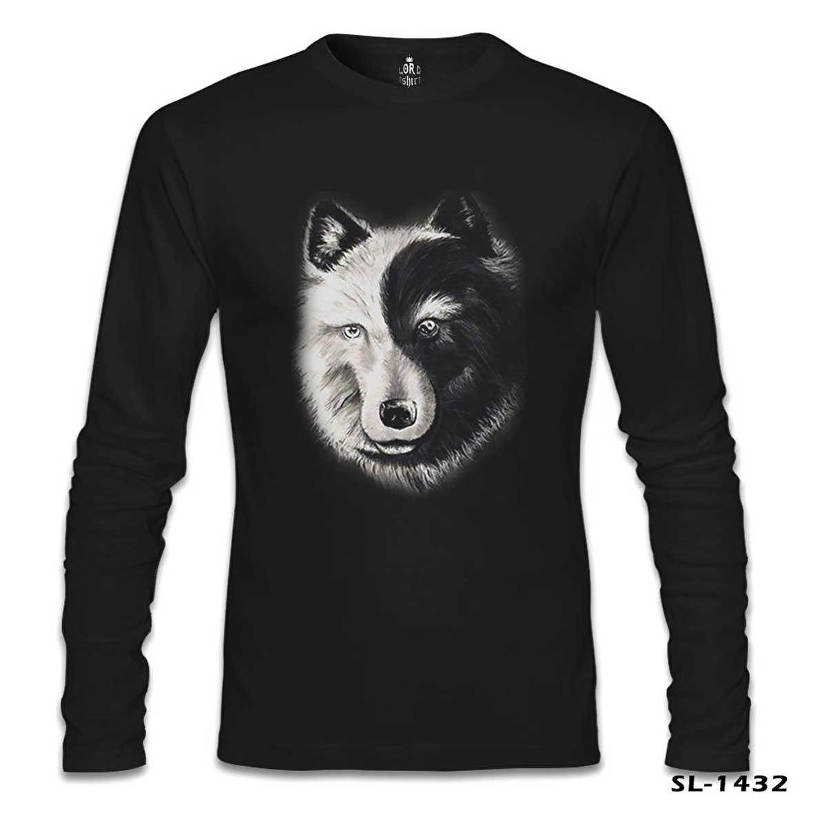 Kurt - Yin Yang Siyah Erkek Sweatshirt
