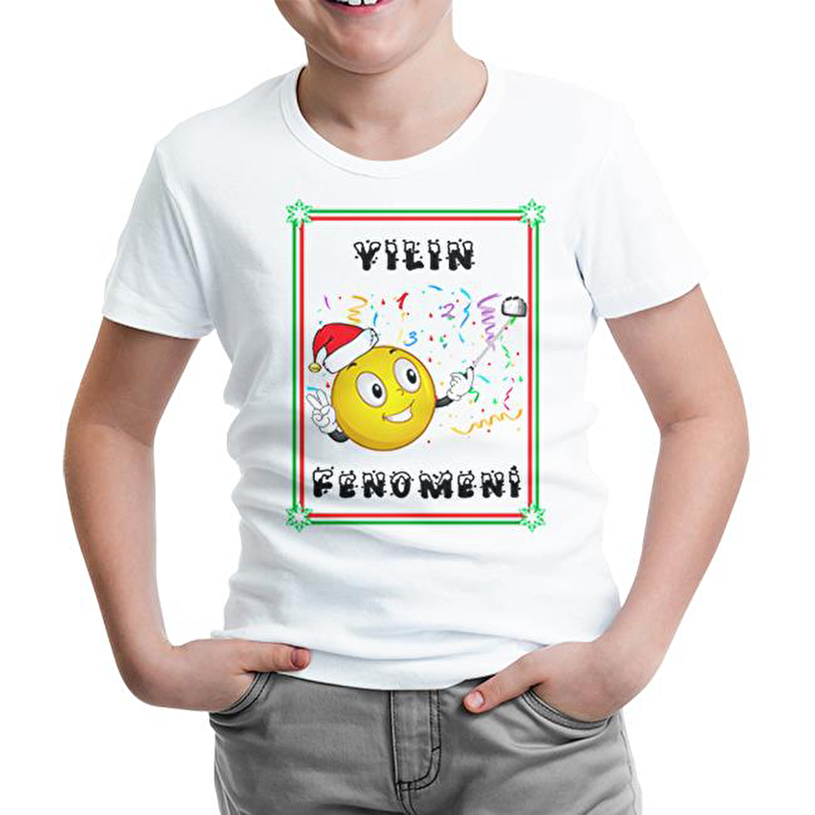 Yılın En Fenomeni Beyaz Çocuk Tshirt