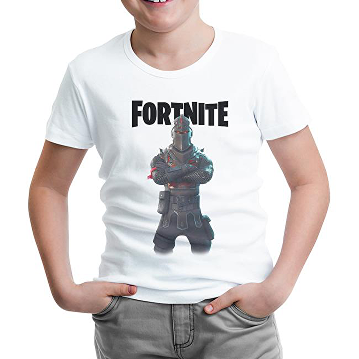 Fortnite - Chevalier Beyaz Çocuk Tshirt