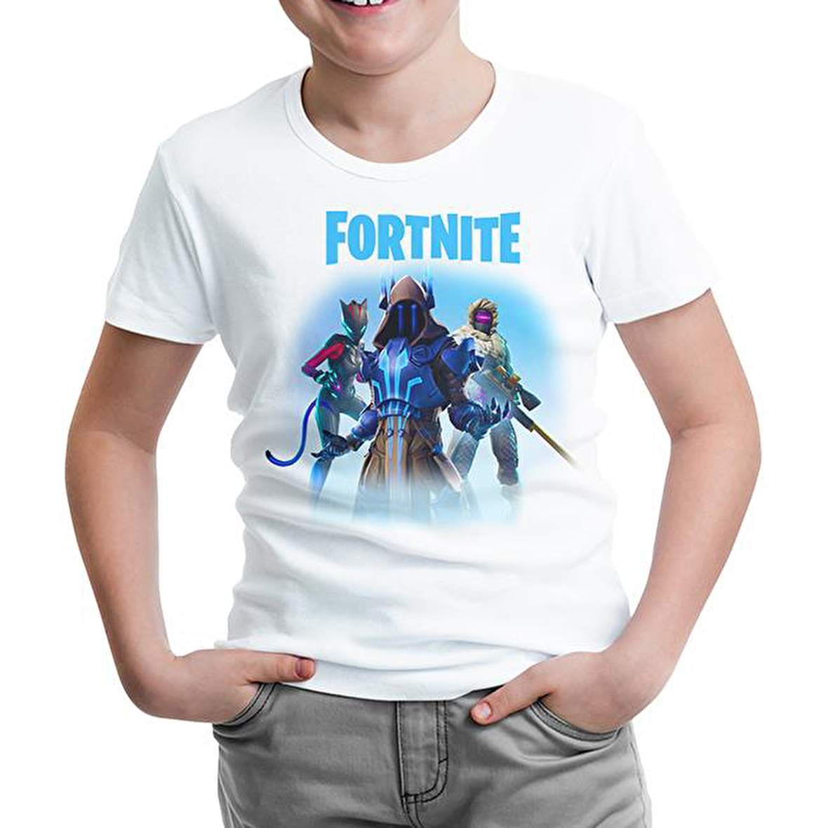 Fortnite - Ice King Beyaz Çocuk Tshirt