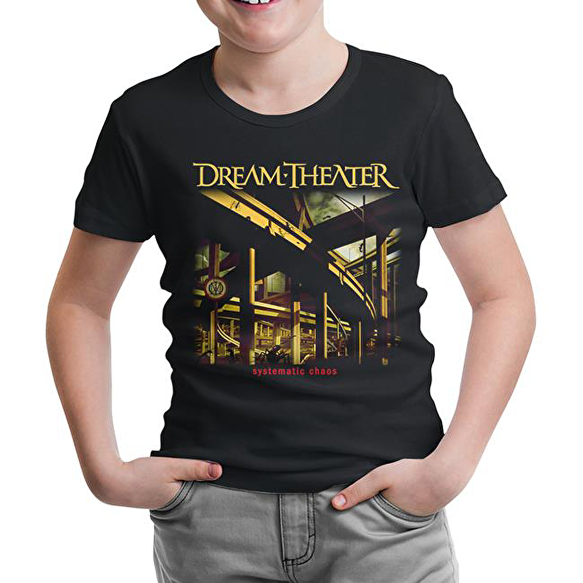 Dream Theater - Systematic Chaos Siyah Çocuk Tshirt