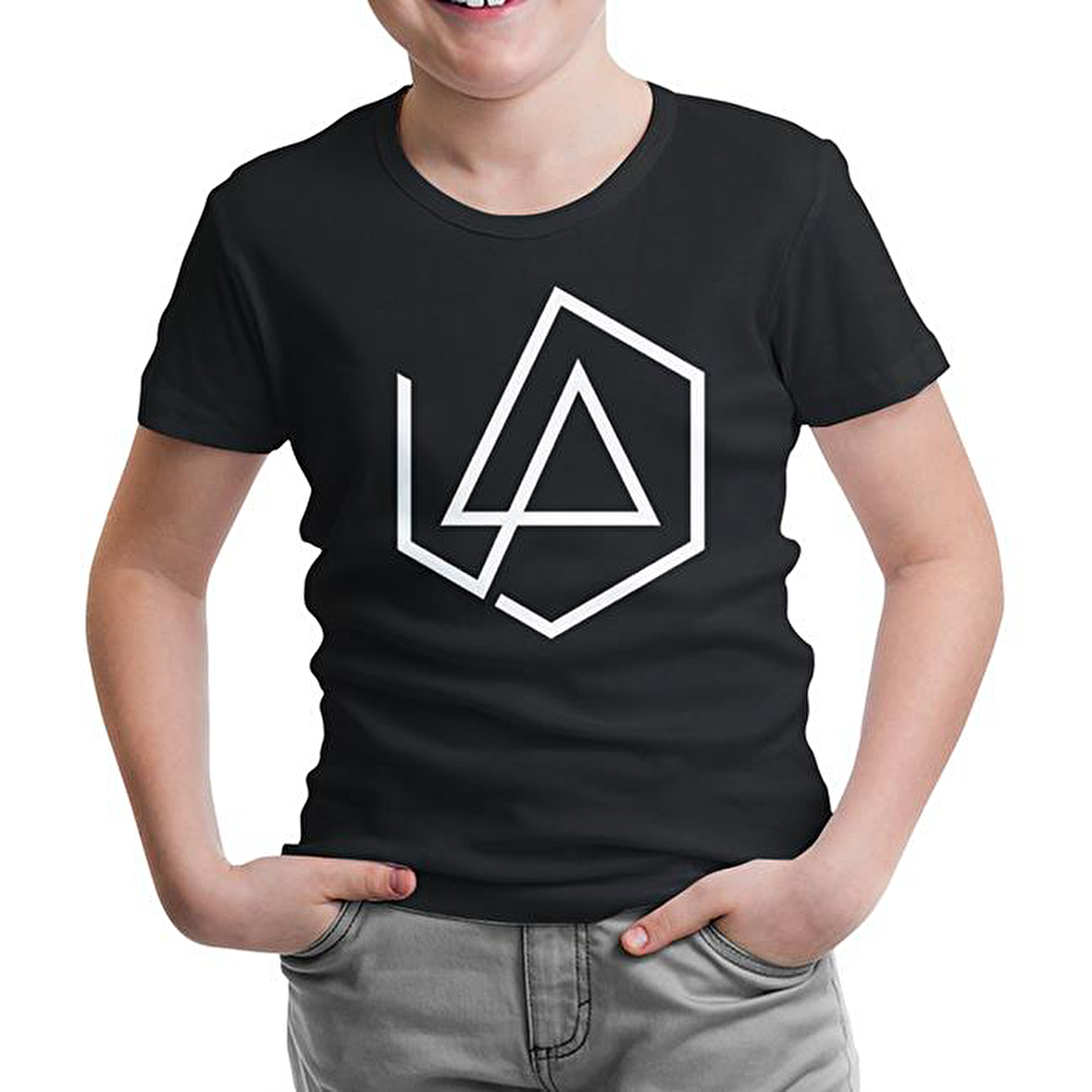Linkin Park - Logo 4 Siyah Çocuk Tshirt