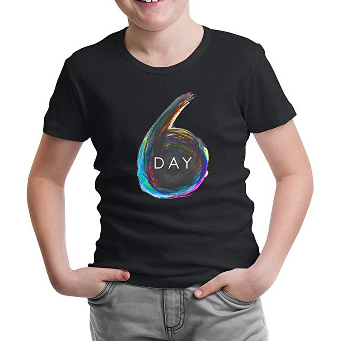 Day6 - Logo Siyah Çocuk Tshirt