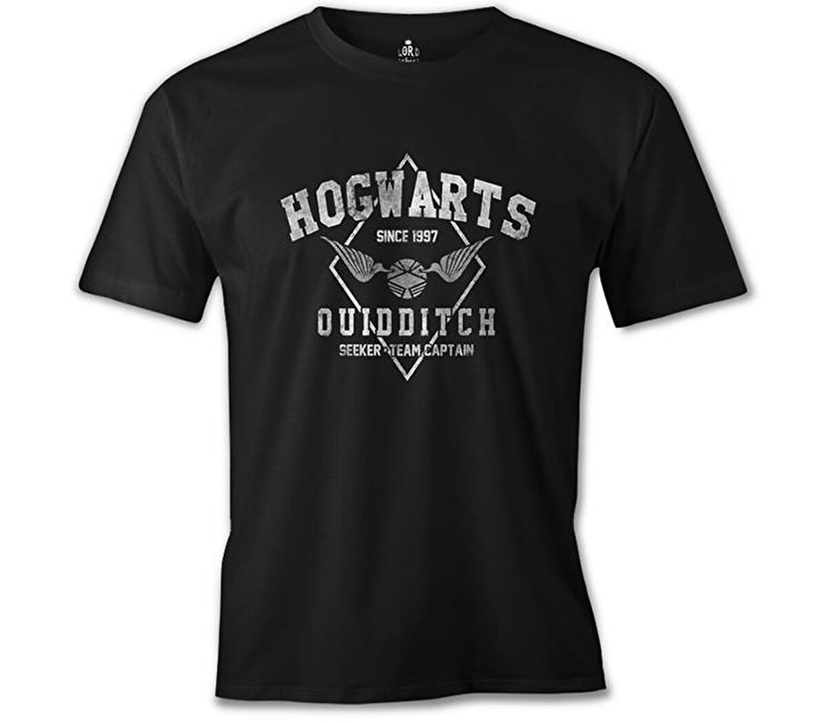 Hogwards - Quidditch Siyah Erkek Tshirt