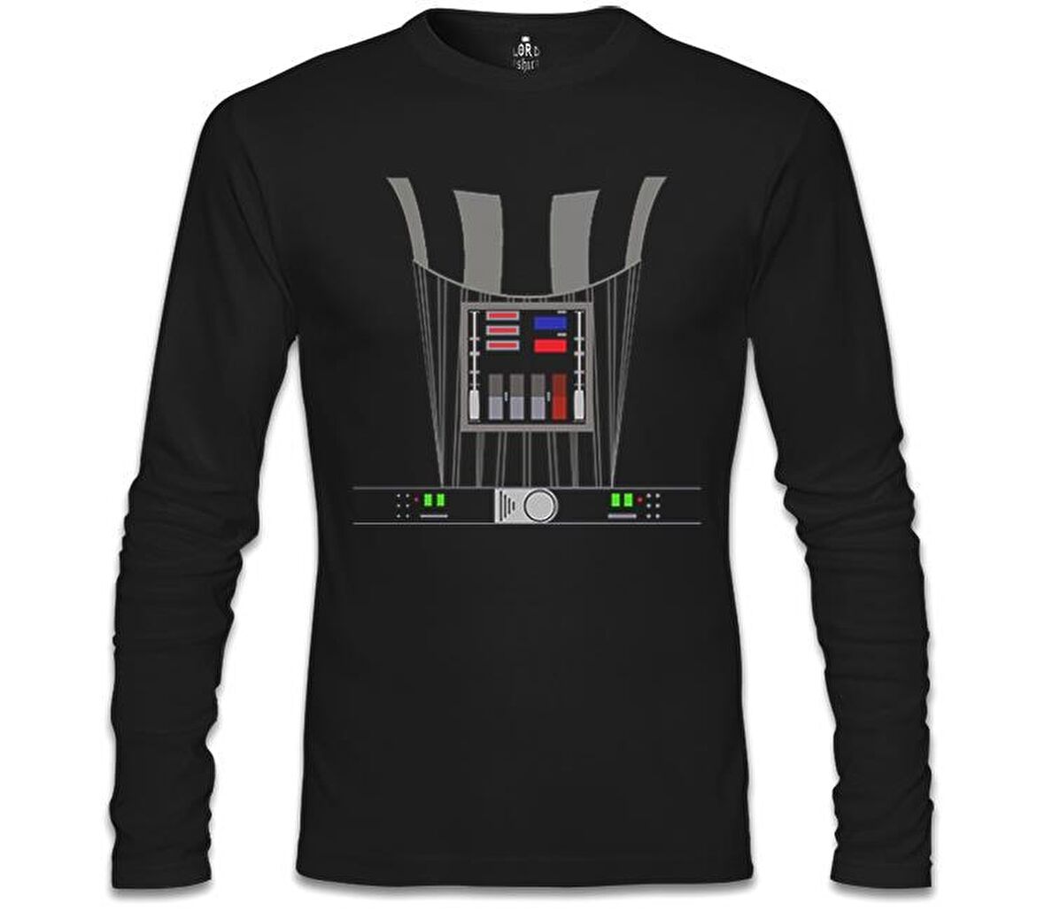 Star Wars - Darth Vader Armor Siyah Erkek Sweatshirt