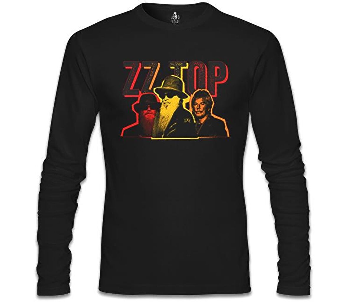 ZZ Top - Tribute Siyah Erkek Sweatshirt