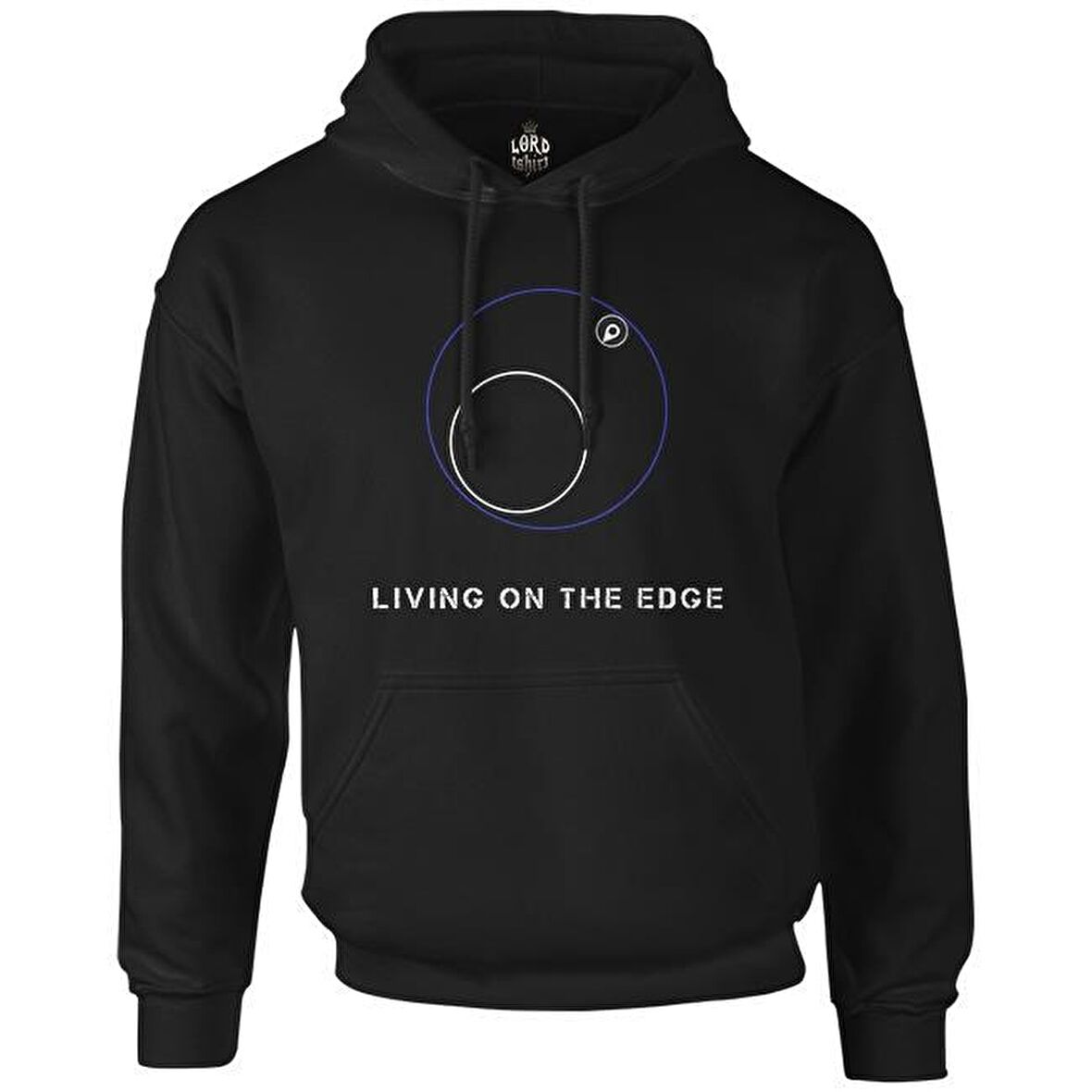 PUBG - Living on the Edge Siyah Erkek Fermuarsız Kapşonlu