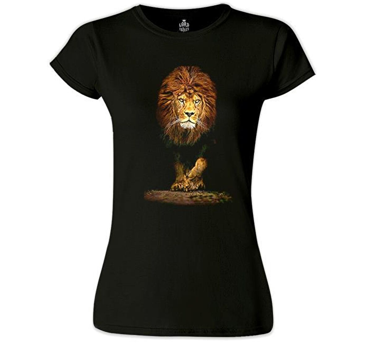 Aslan 1 Siyah Bayan Tshirt