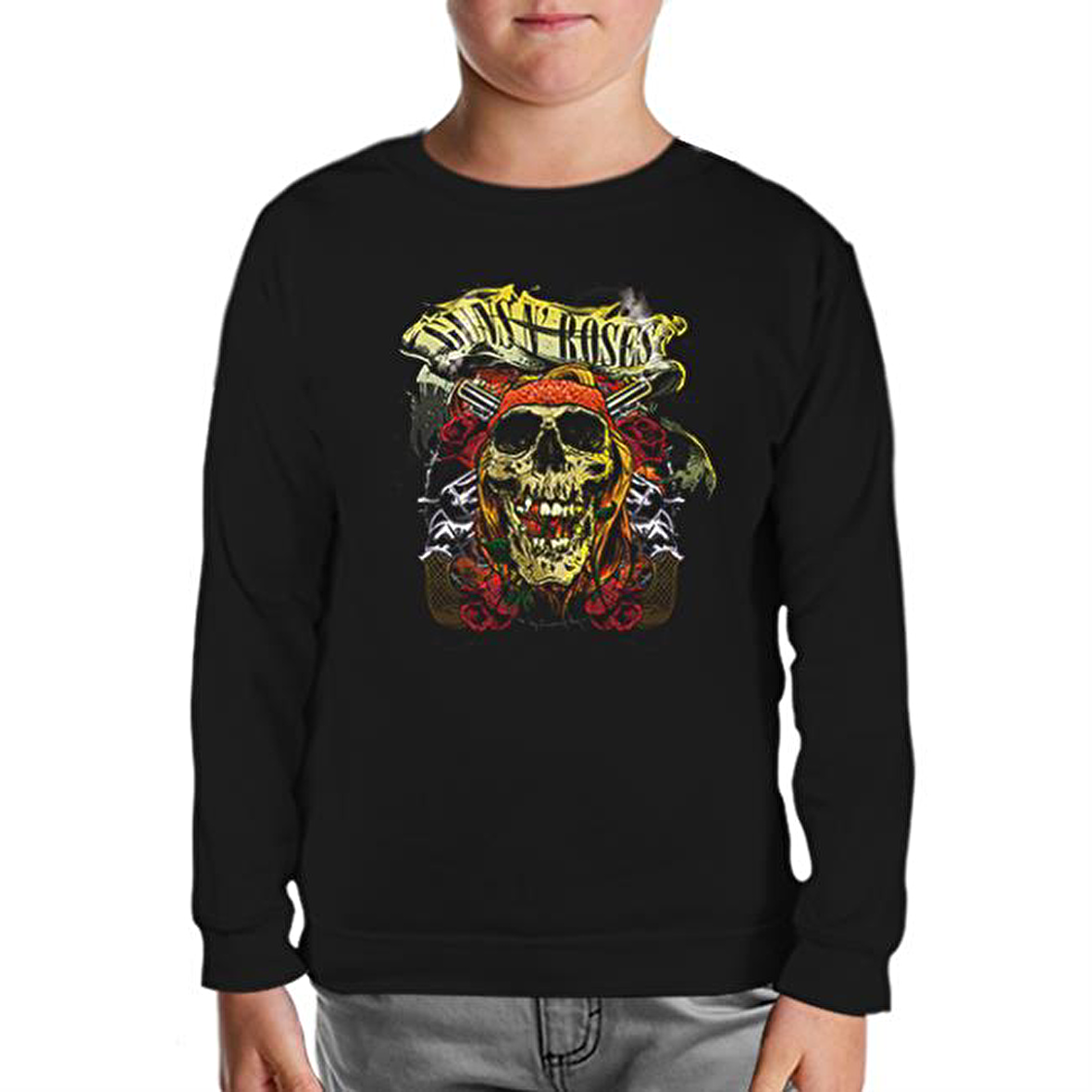 Guns N'Roses Siyah Çocuk Sweatshirt
