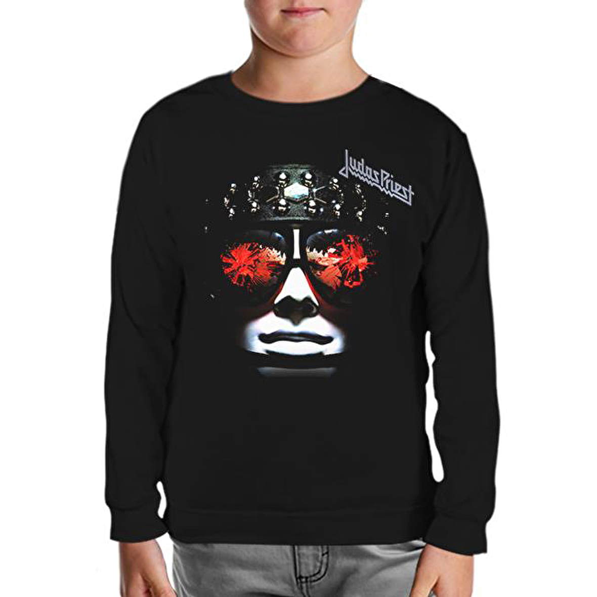 Judas Priest Siyah Çocuk Sweatshirt