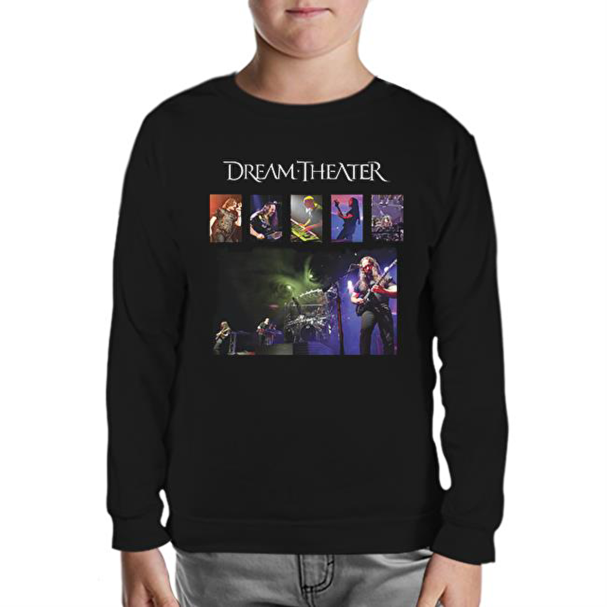 Dream Theater - Konser Siyah Çocuk Sweatshirt