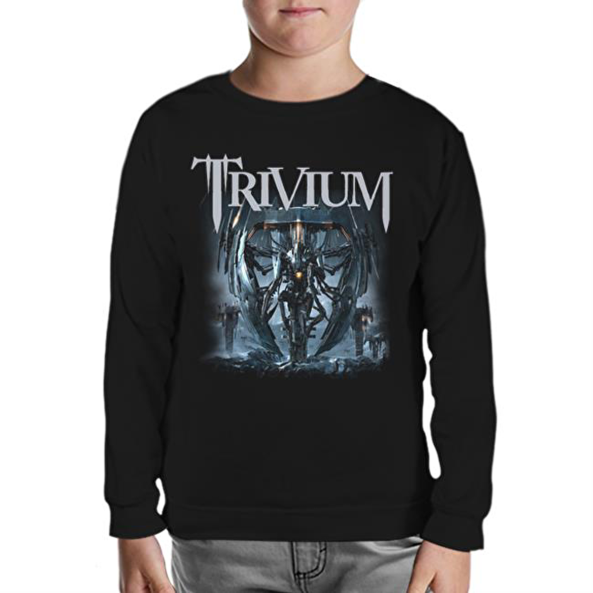 Trivium - Vengeance Falls Siyah Çocuk Sweatshirt