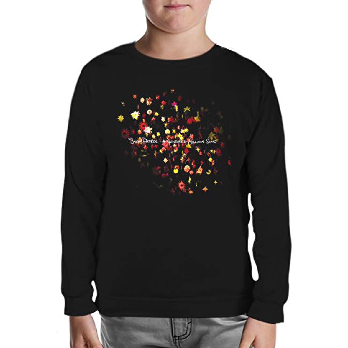 Snow Patrol - A Hundred Million Suns Siyah Çocuk Sweatshirt