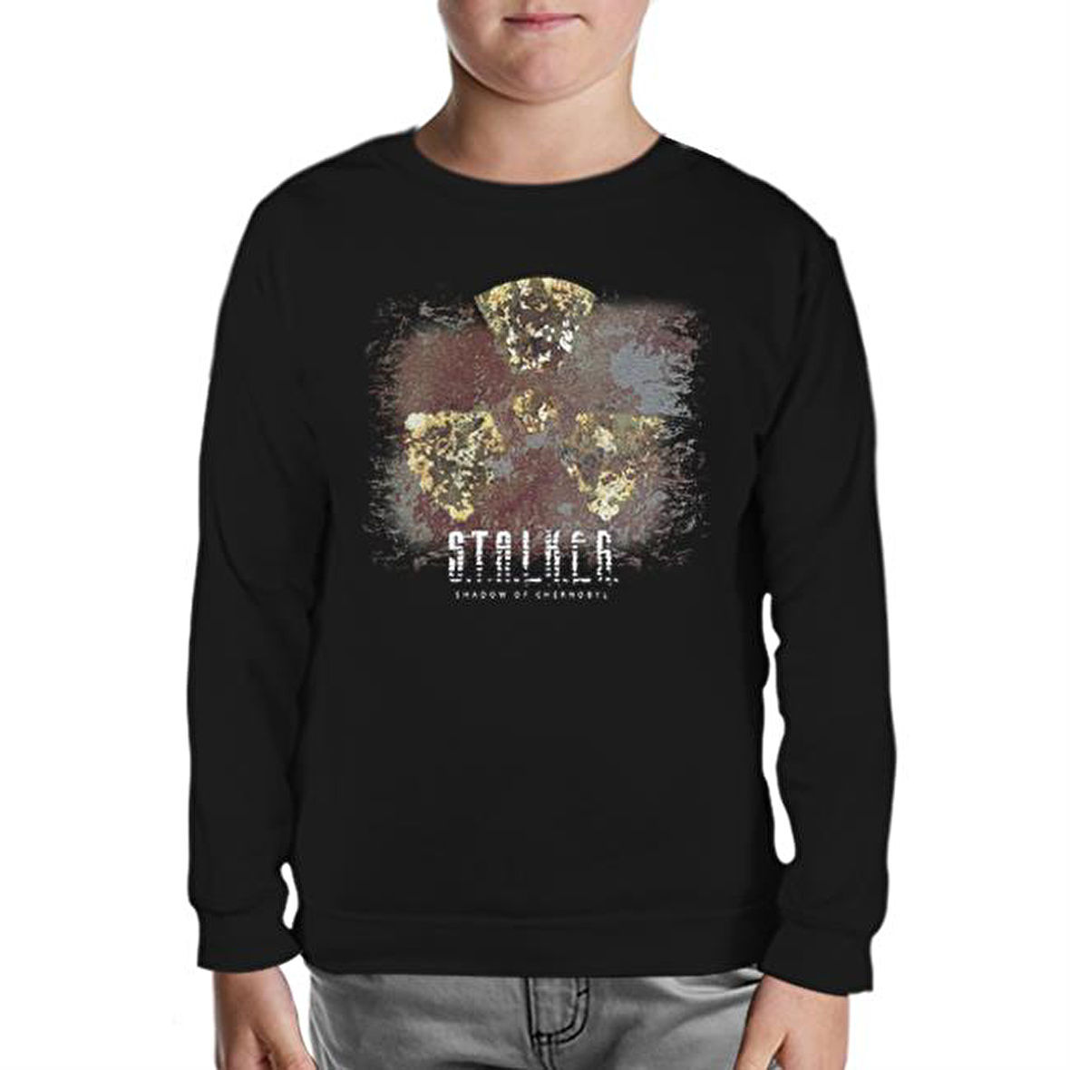 Stalker Siyah Çocuk Sweatshirt