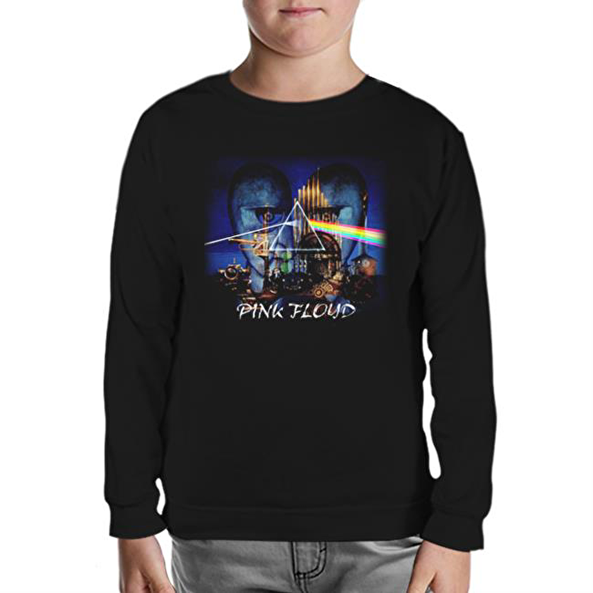 Pink Floyd - Above the Light Siyah Çocuk Sweatshirt