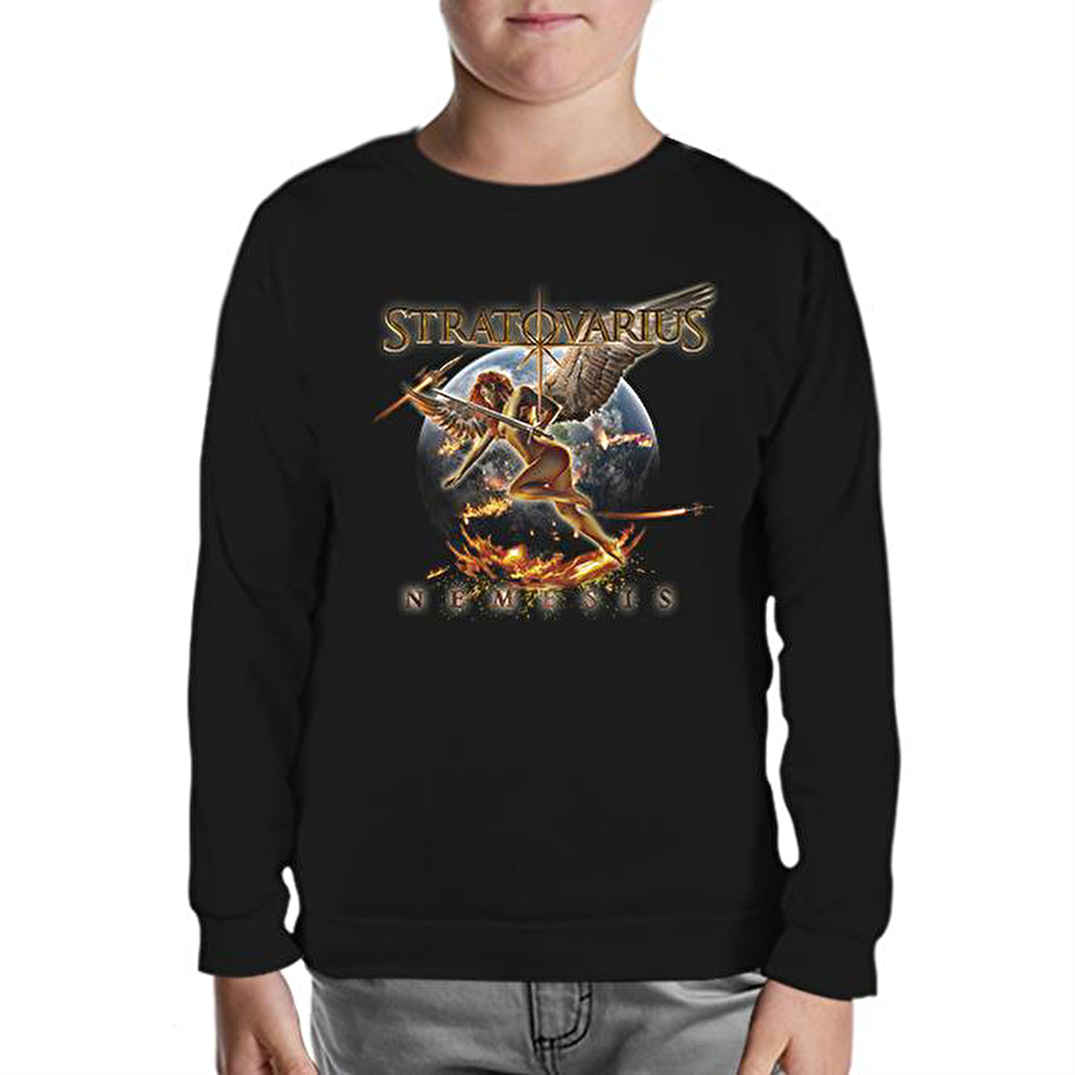 Stratovarius - Nemesis Siyah Çocuk Sweatshirt