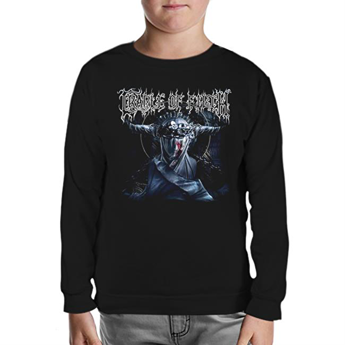 Cradle of Filth Siyah Çocuk Sweatshirt