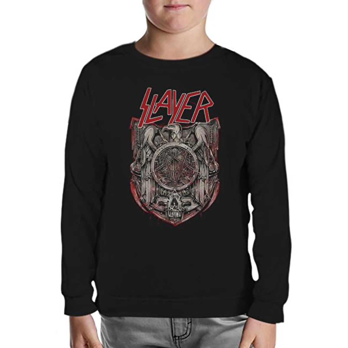 Slayer - Eagle Siyah Çocuk Sweatshirt
