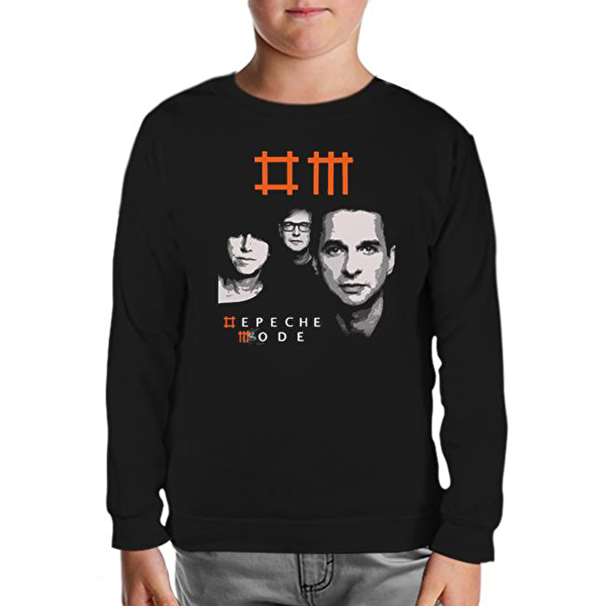 Depeche Mode Siyah Çocuk Sweatshirt