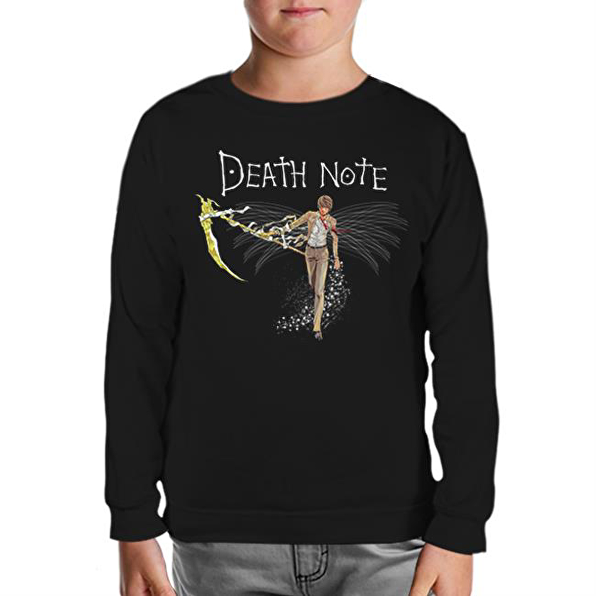 Death Note Siyah Çocuk Sweatshirt