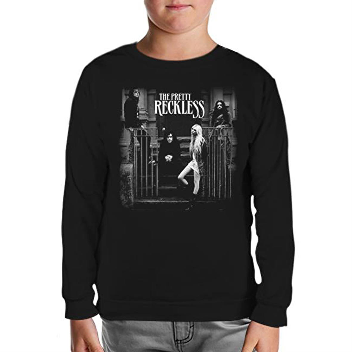 The Pretty Reckless Siyah Çocuk Sweatshirt