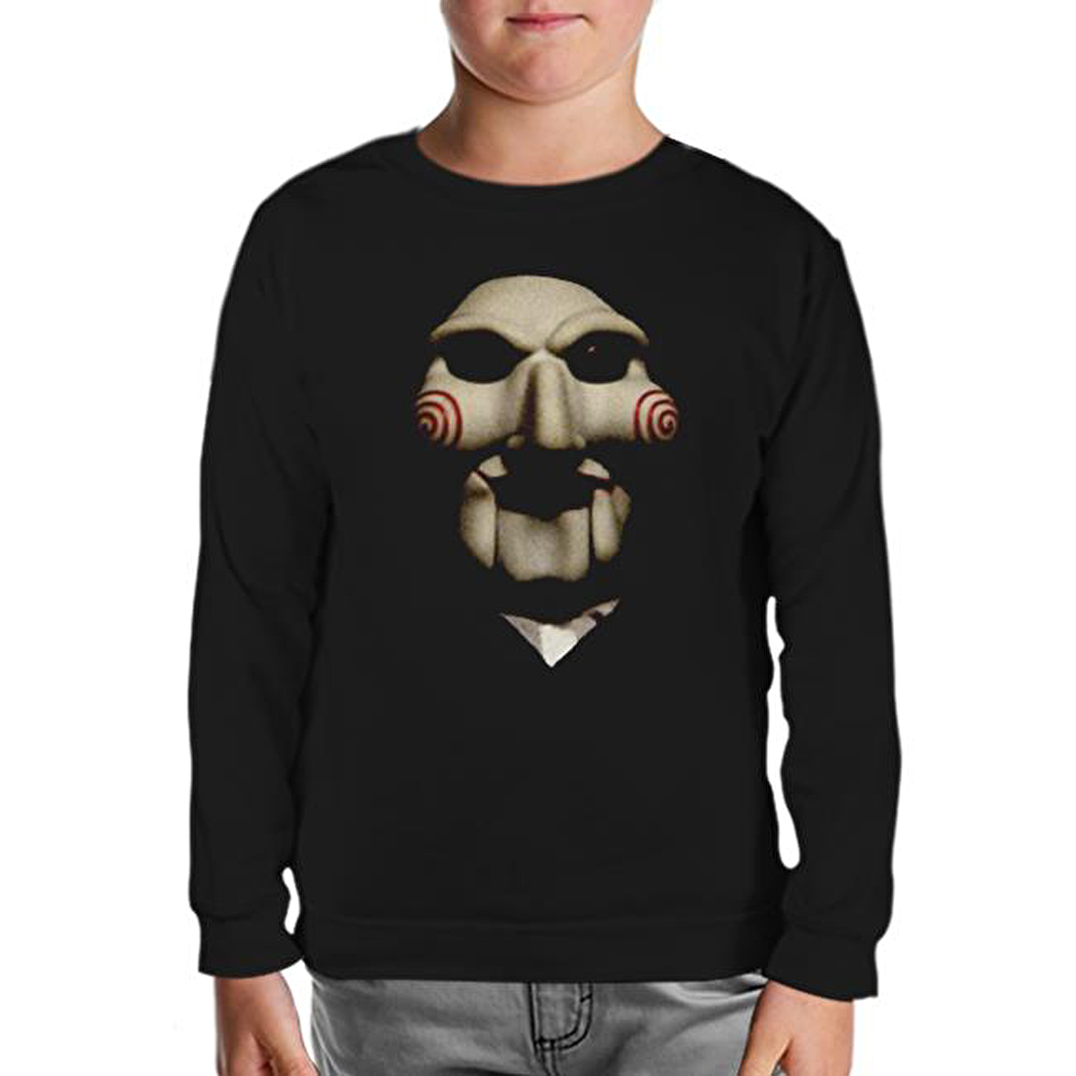 Saw - Testere Siyah Çocuk Sweatshirt