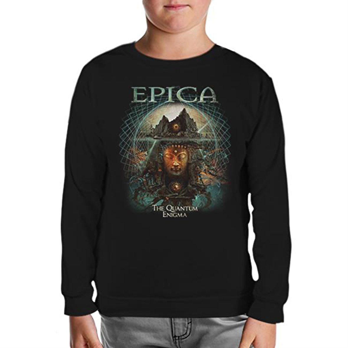 Epica - The Quantum Enigma Siyah Çocuk Sweatshirt