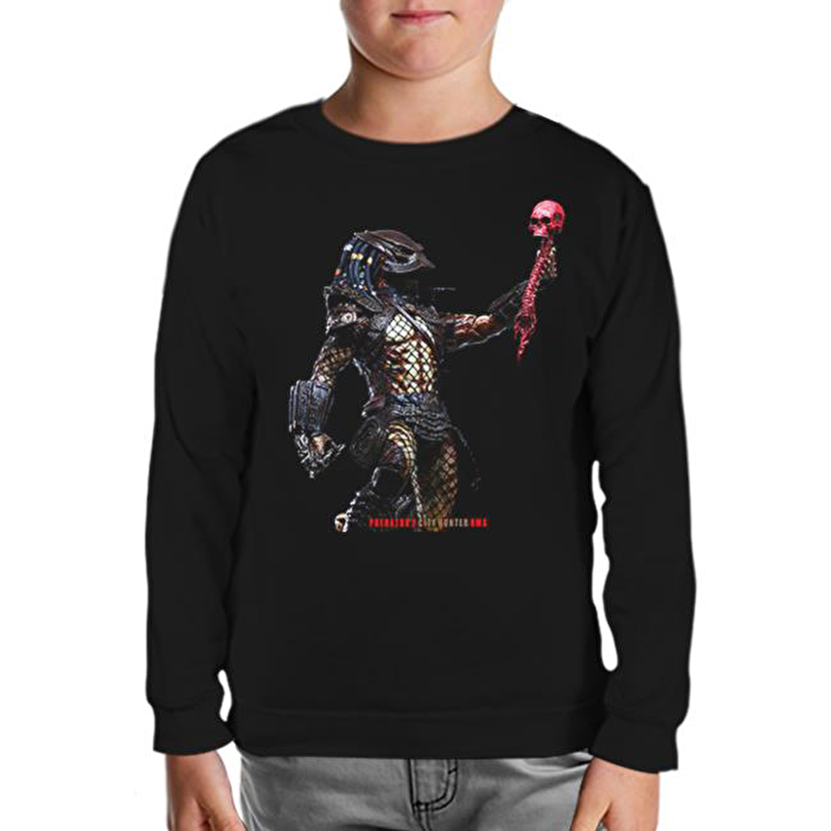 Predator - City Hunter Siyah Çocuk Sweatshirt
