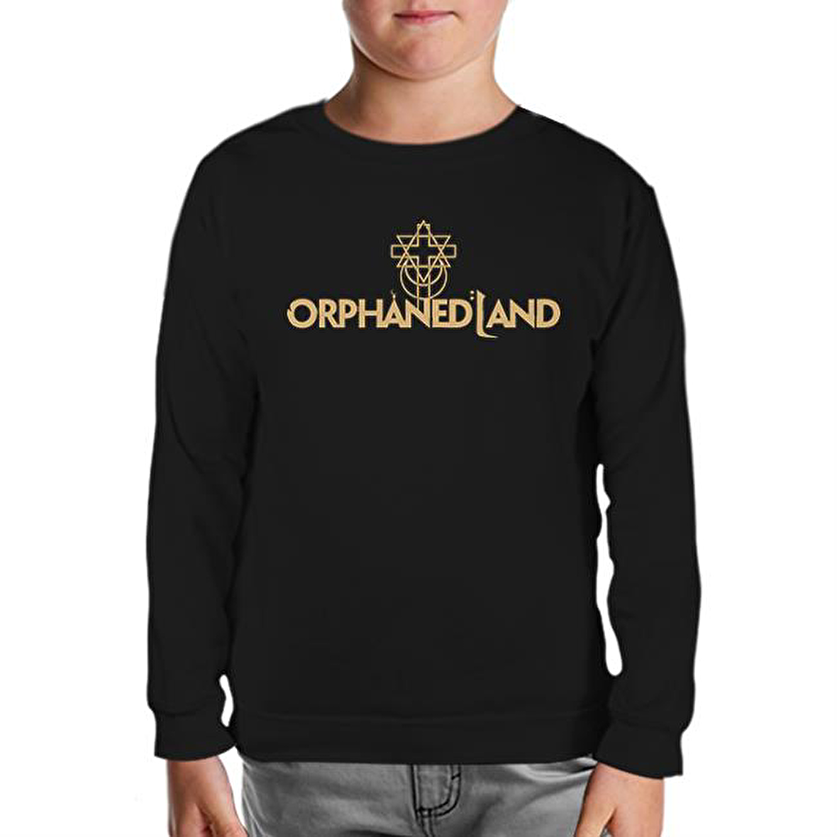 Orphaned Land - Logo Siyah Çocuk Sweatshirt
