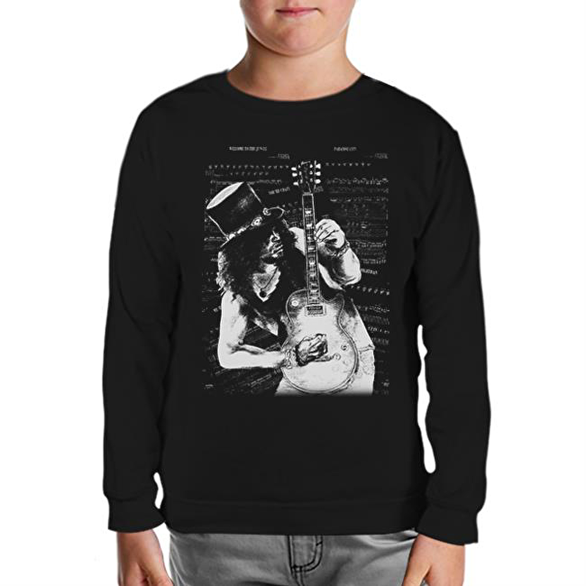 Slash - You're Crazy Siyah Çocuk Sweatshirt