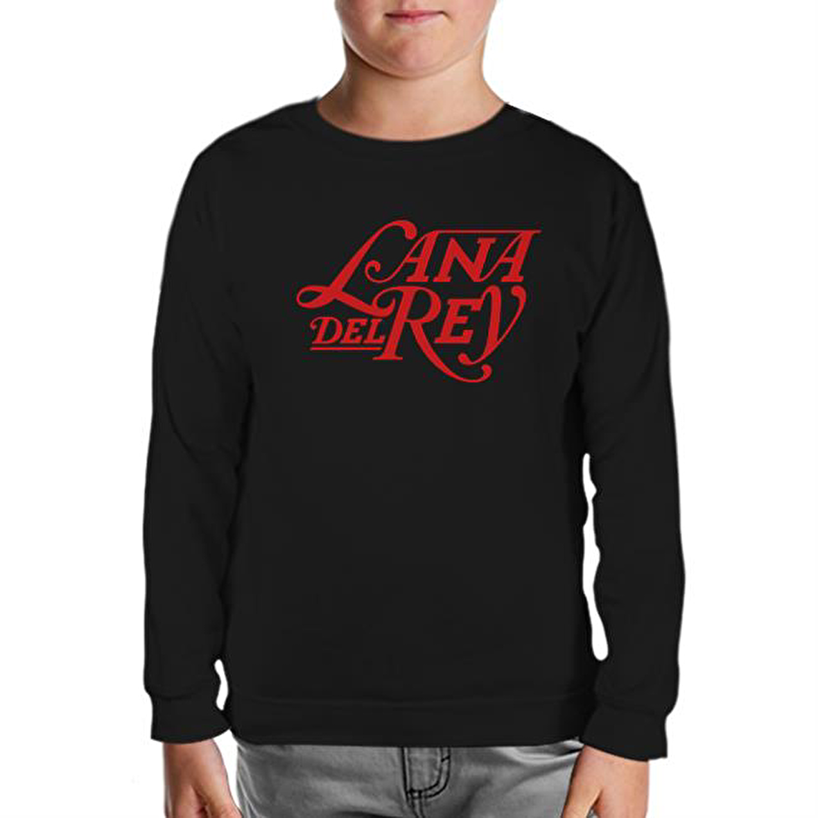 Lana Del Rey - Logo Siyah Çocuk Sweatshirt