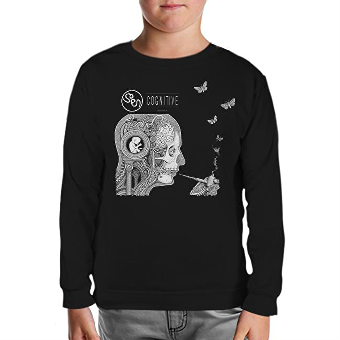 Soen - Cognitive Siyah Çocuk Sweatshirt