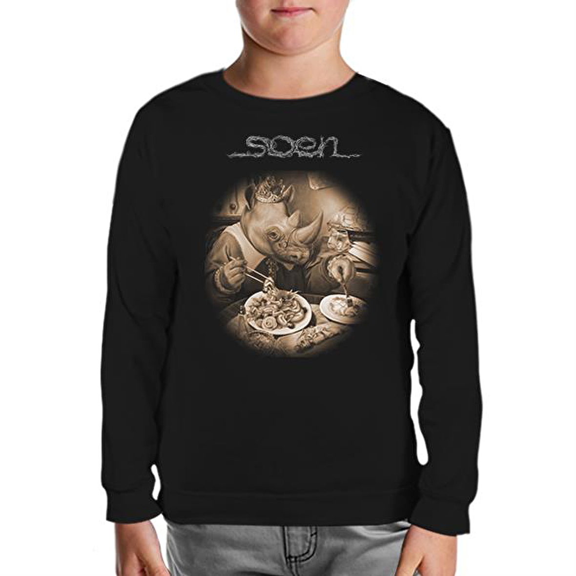 Soen - Tellurian Siyah Çocuk Sweatshirt