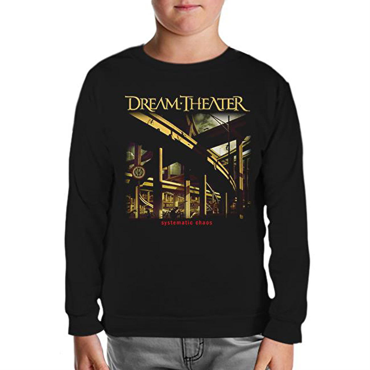 Dream Theater - Systematic Chaos Siyah Çocuk Sweatshirt